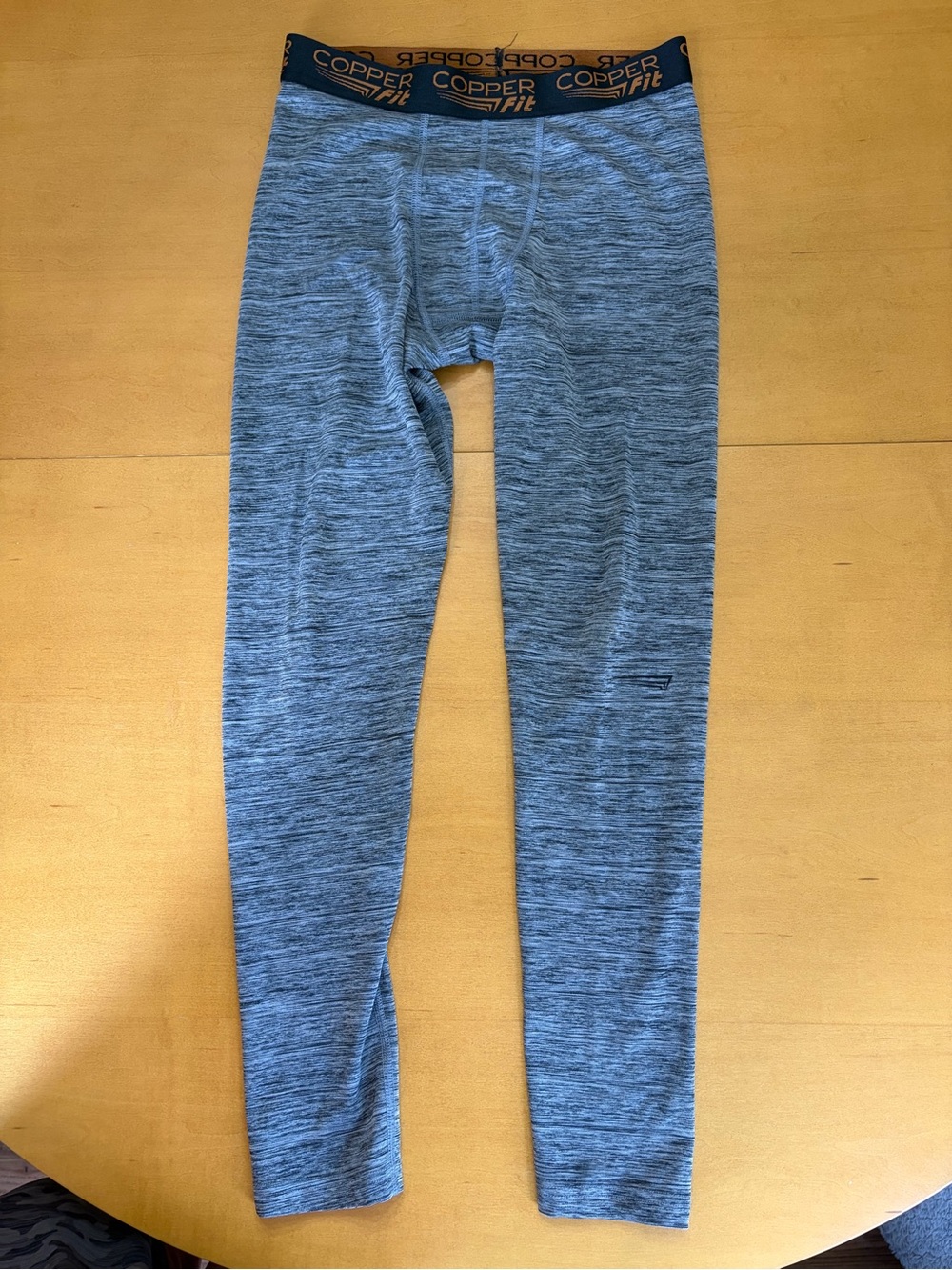 Youth XL Gray Heather Performance Long Johns